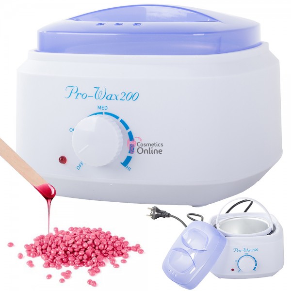 Incalzitor de ceara traditionala, unica sau parafina, capacitate 400 ml,  Pro Wax 200, alb, 100 W